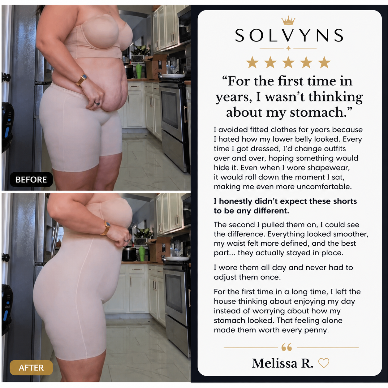 No-Roll Shaping Shorts